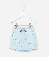 Bermuda Infantil com Estampa de Mini Baleias - Tam 1 a 5 Anos - 1