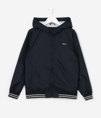 Jaqueta Quebra-Vento Infantil com Capuz - Tam 5 a 14 Anos