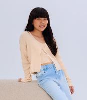 Cardigan Infantil Canelado em Viscose - Tam 5 a 14 anos - 1