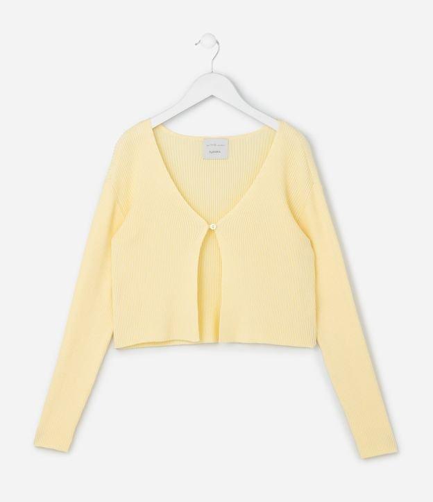 Cardigan Infantil Canelado em Viscose - Tam 5 a 14 anos - 1