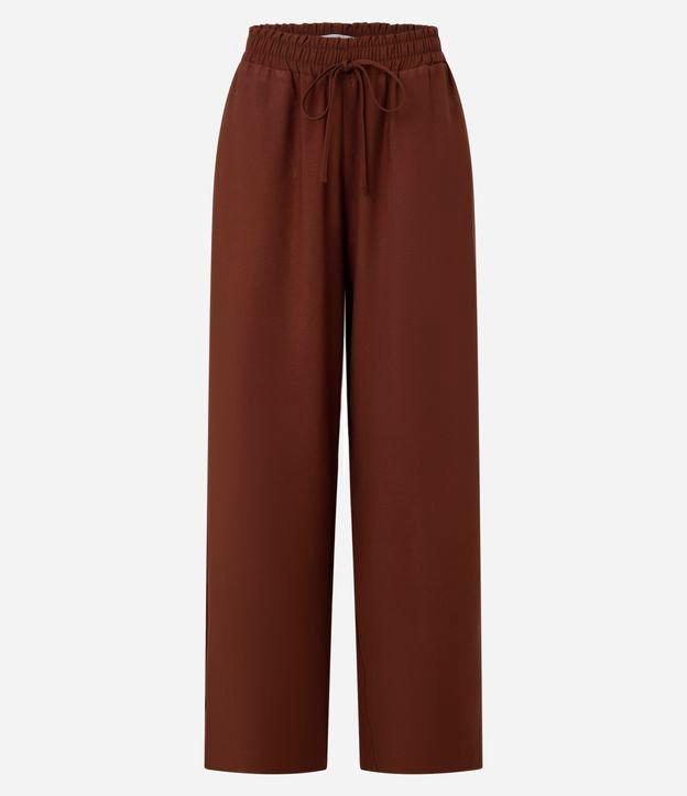 Calça Alfaiataria com Cós Elástico e Cordão - 1
