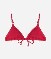 Biquíni Top Cortininha Texturizado com Metal nas Alças - 1