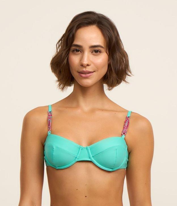Biquíni Top Meia Taça em Microfibra com Alças de Tererê - 2