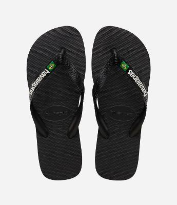 Chinelo Havaianas Tradicional com Bandeira do Brasil