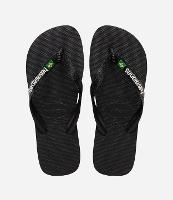 Chinelo Havaianas Tradicional com Bandeira do Brasil - 1