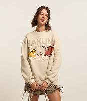 Blusão em Moletom com Forro Fleece e Estampa Rei Leão - 2