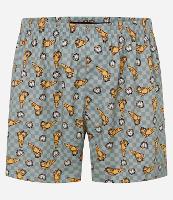 Cueca Samba Canção em Tricoline com Estampa do Garfield - 1