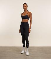 Calça Legging em Microfibra com Frisos - 2