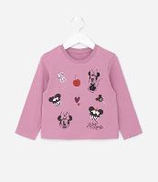 Camiseta Infantil com Estampa da Minnie - Tam 1 a 6 Anos - 1