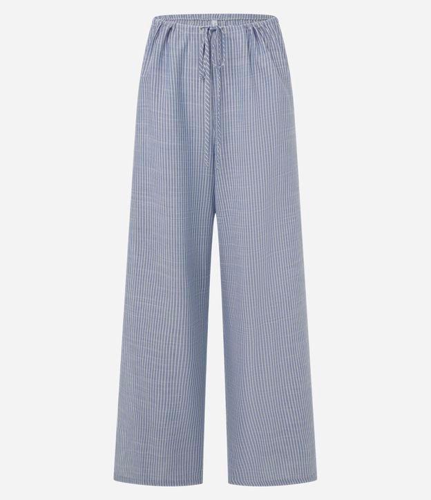 Saída de Praia Calça em Viscose com Amarração na Cintura - 1