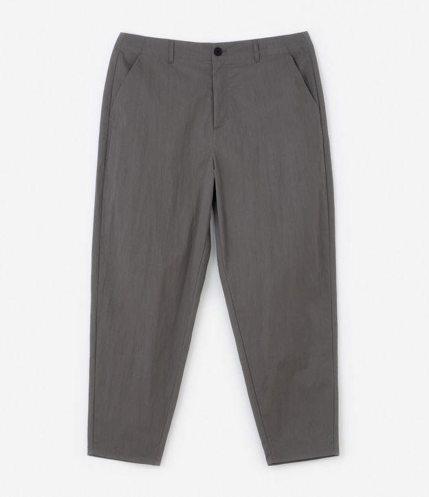 Calça Ballon em Sarja com Textura - 1