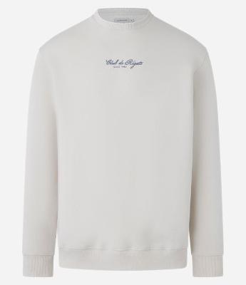 Blusão em Algodão com Estampa Bordada Lettering