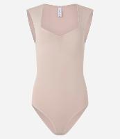 Body em Microfibra com Decote Coração Franzidinho - 1