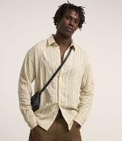 Camisa Relaxed em Ana Ruga com Listras Finas - 2