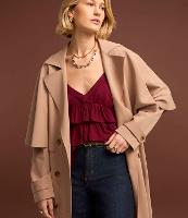 Blusa de Alça em Viscose com Babados Sobrepostos - 2