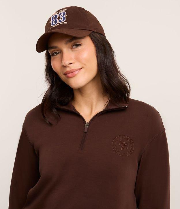 Casaco Esportivo em Modal com Gola Alta e Zíper - 3