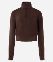 Casaco Esportivo em Modal com Gola Alta e Zíper - 1