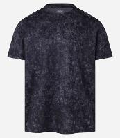 Camiseta Esportiva em Tecnologia Dry com Estampa Marmoriza - 1