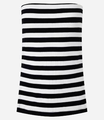 Blusa Tomara Que Caia em Viscose com Estampa de Listras