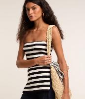 Blusa Tomara Que Caia em Viscose com Estampa de Listras - 2