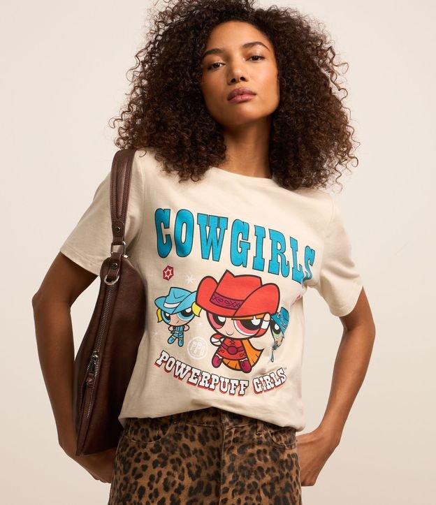 Camiseta Alongada em Algodão com Estampa Meninas Superpoderosas - 1