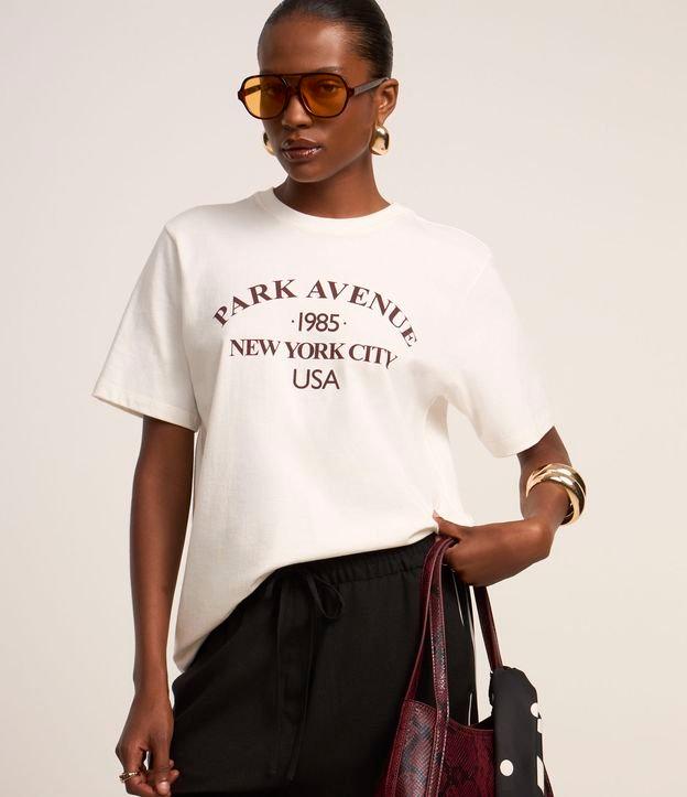 Camiseta em Algodão com Estampa Park Avenue Nyc - 3