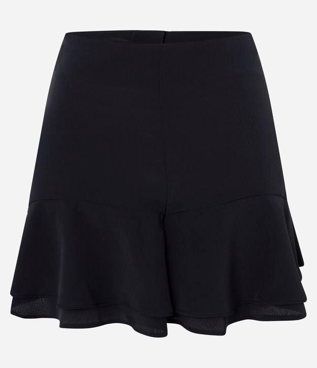 Short Godê em Crepe com Babadinhos - 1