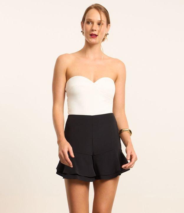 Short Godê em Crepe com Babadinhos - 2