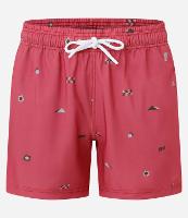 Bermuda em Microfibra com Estampa Praiana - 1