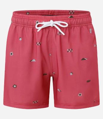 Bermuda em Microfibra com Estampa Praiana