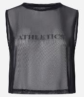 Blusa Regata em Microfibra com Estampa Localizada - 1