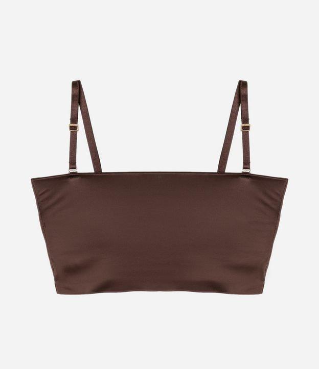 Sutiã Top com em Microfibra e Alças Finas Removíveis - 1
