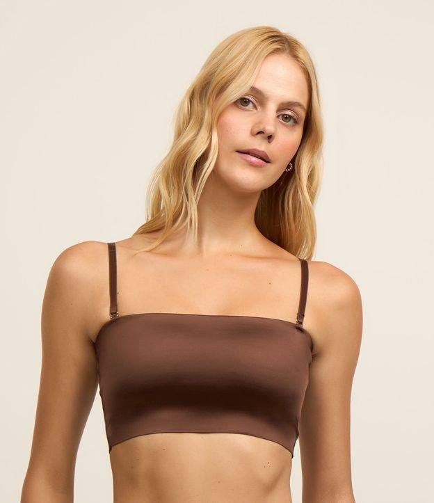 Sutiã Top com em Microfibra e Alças Finas Removíveis - 2