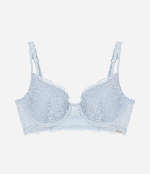 Sutiã Base com Bojo Oco e Detalhes de Renda - 1