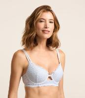 Sutiã Base com Bojo Oco e Detalhes de Renda - 2