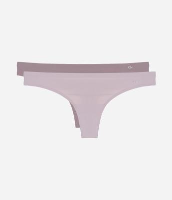 Kit 2 Calcinhas Biquíni em Microfibra com Borda Nuvem