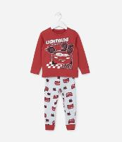 Pijama Longo Infantil em Algodão com Estampa do Carros - Tam 2 ao 6 Anos - 1