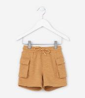 Bermuda Infantil com Bolsos Cargo - Tam 1 a 5 Anos - 1