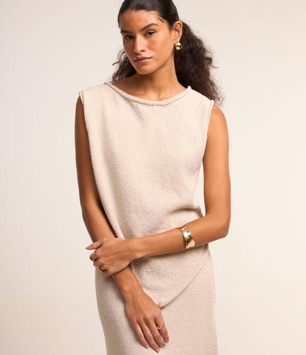 Blusa em Tricô com Vazado e Detalhe na Alça - 2