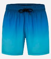 Bermuda com Cós Elástico e Estampa Degrade - 1