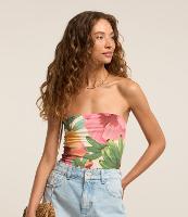 Body em Microfibra com Estampa Floral - 2