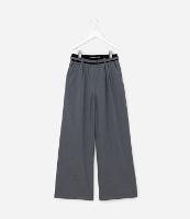 Calça Wide Leg Infantil em Alfaiataria com Cinto - Tam 5 a 14 Anos - 1