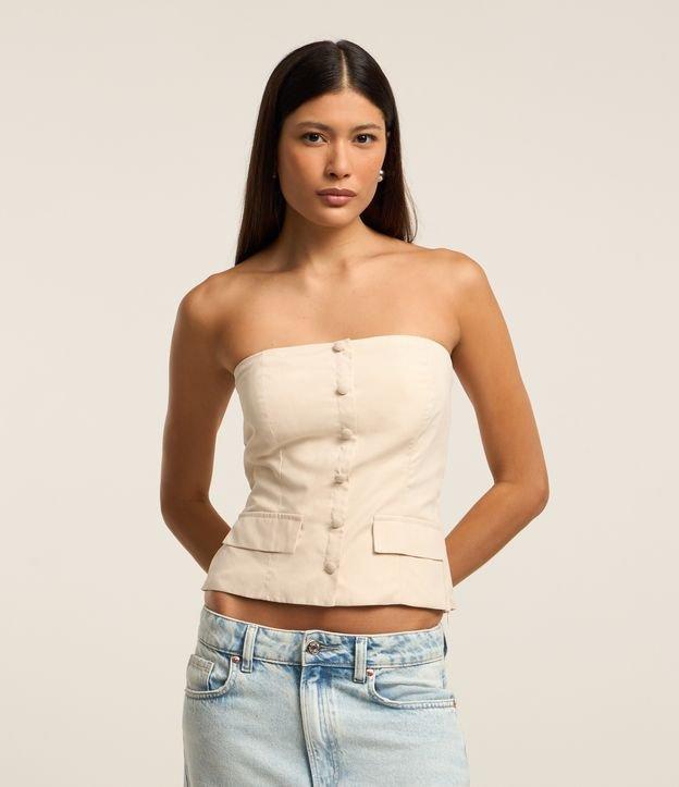 Colete Cupro com Botões Frontais - 2