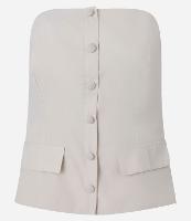 Colete Cupro com Botões Frontais - 1