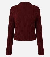 Blusa em Tricô com Golinha Alta - 1