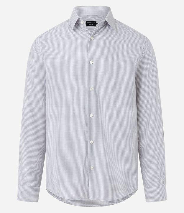 Camisa Regular em Tricoline com Estampa Fio Tinto - 2