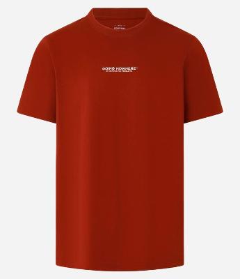 Camiseta Comfort em Algodão com Estampa de Montanhas