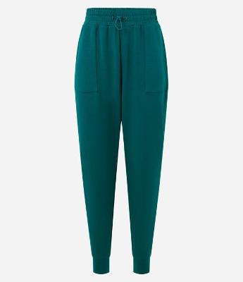 Calça Jogger em Microfibra com Cós Elástico