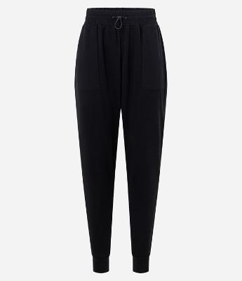 Calça Jogger em Microfibra com Cós Elástico