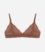 Sutiã Top Sem Bojo Sem Aro e com Renda Floral - 1